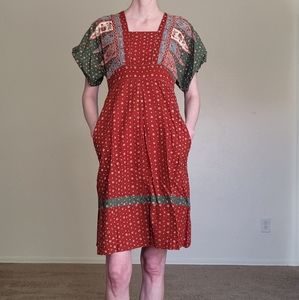 VTG 70s Boho Dress